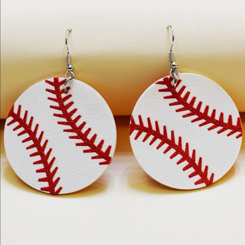 Baseball Earrings